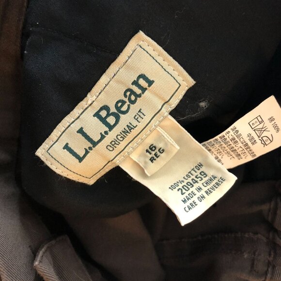 LL Bean Womens Wrinkle-Free Bayside Pants Hi Rise Comfort Waist Tapered Brown 16 - Picture 3 of 3